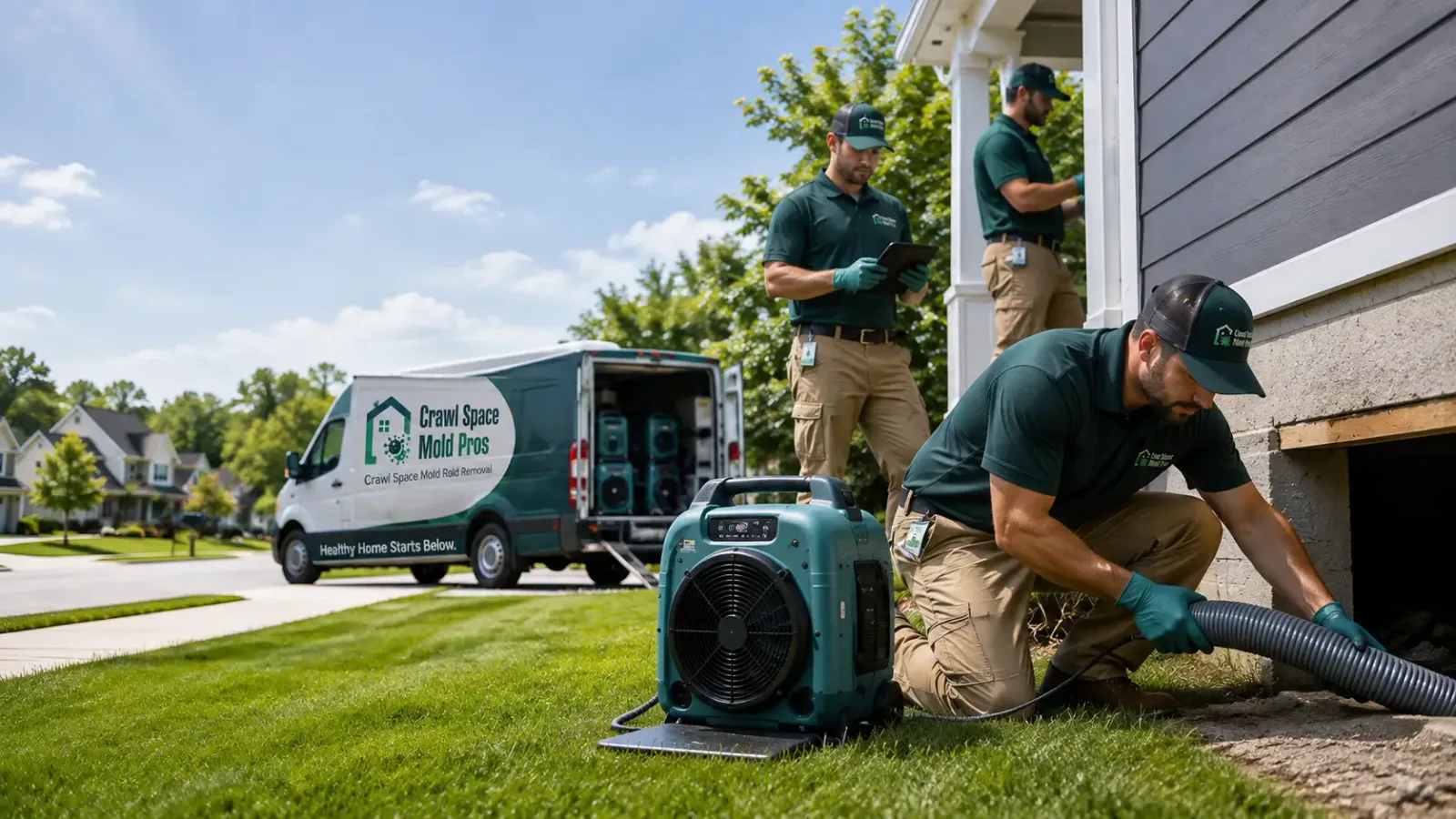 Crawl Space Mold Removal in Hinsdale, IL